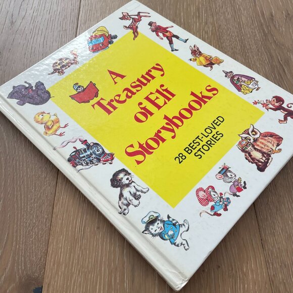 Vintage A Treasury of Elf Storybooks Book 1979 28 Best Loved Stories Bedtime - Picture 4 of 16